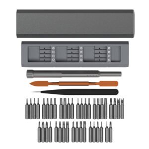 premium 48 in 1 magnetic precision screwdriver set with aluminum case